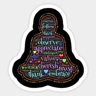 Meditation Sticker